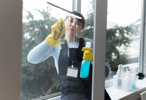 Nettoyage de vitres intérieures et extérieures à Saint-Exupéry-les-Roches